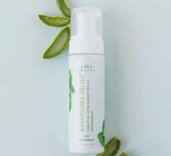 Farmhouse Fresh Ahhhsome Relief Foam-to-Oil After Sun Body Mousse