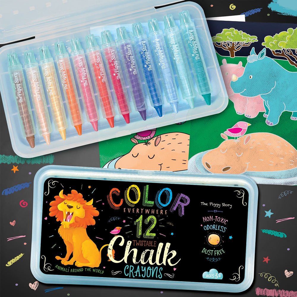 Color Everywhere Twistable Chalk Crayons