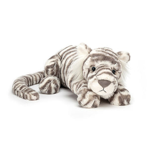 Jellycat I am Little Sacha Snow Tiger SAC4T