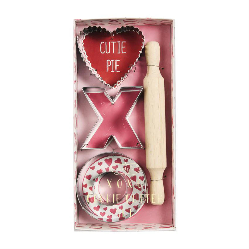 Mud Pie XOXO Cookie Cutter Set 10820019