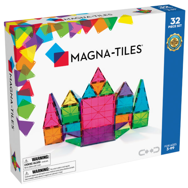 Magna-Tiles Clear Color Magna 32Pc SetTiles 02132