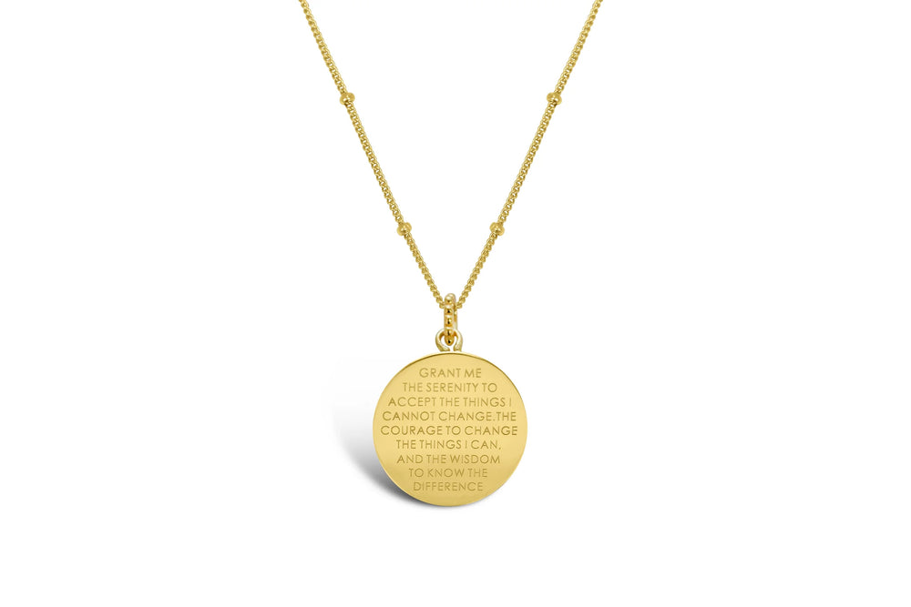 Stia Gold Burst of Faith Necklace
