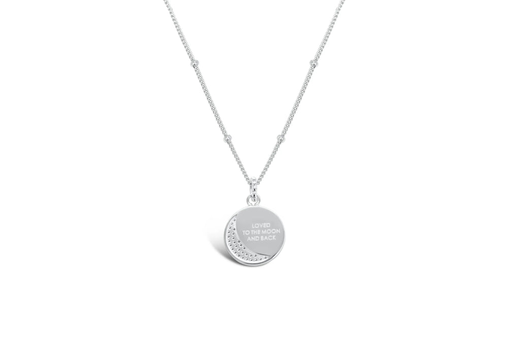 Stia Silver Sun & Moon Necklace