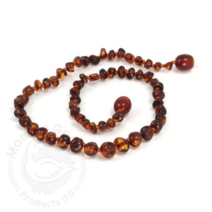 Momma Goose Teething Baltic Amber Healing Necklace