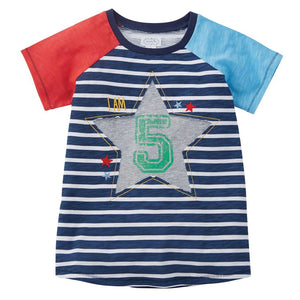 Mud Pie Boy I am Five Birthday Shirt 15100113