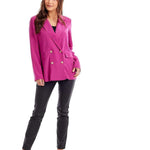 Mud Pie Wynn Blazer Rhubarb 82060010