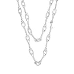 Natalie Wood Silver She's Spicy Chain Link Necklace