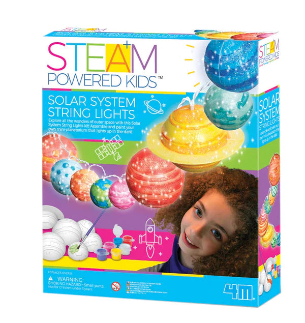 Toysmith Steam Powered Kids Solar System String Lights #3825