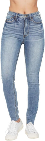 Judy Blue Curvy High Waist Vintage Shield Pockets Skinny Jeans 88871