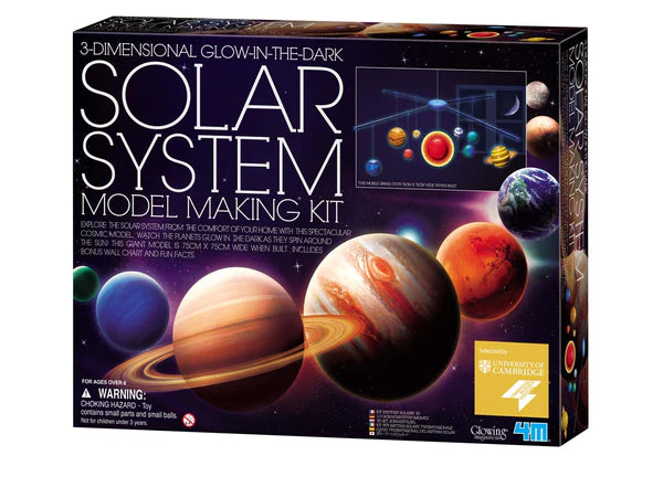 Toysmith 3D Glow in the Dark Solar System Model Making Kit #5219