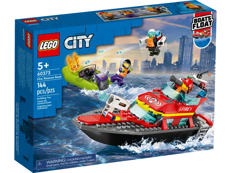 LEGO 60373 City Fire Rescue Boat