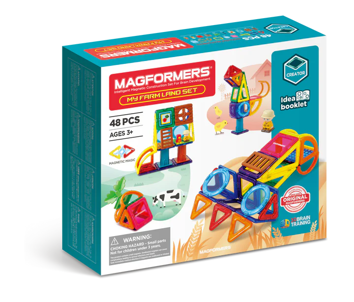 Magformers My Farm Land Magnetic Building Cubes