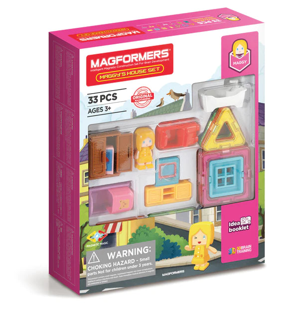Magformers Maggy's House Magnetic Building Cubes