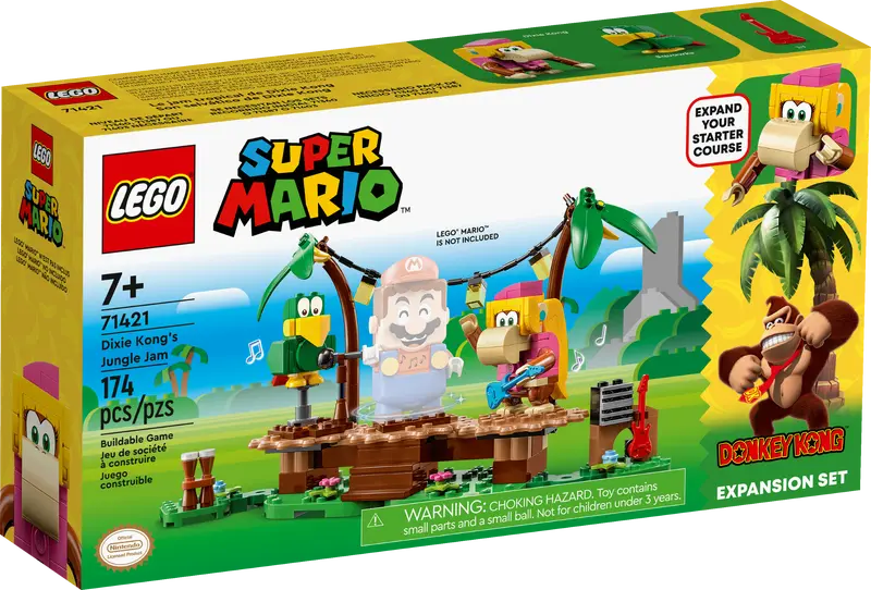 LEGO 71421 Super Mario Dixie Kong's Jungle Jam Expansion Set