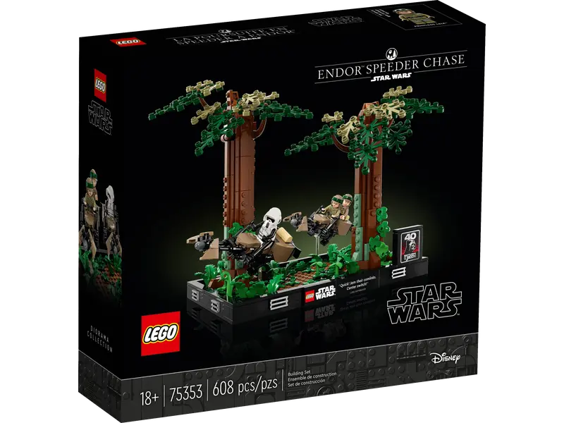 75353 LEGO Star Wars Endor Speeder Chase Diorama