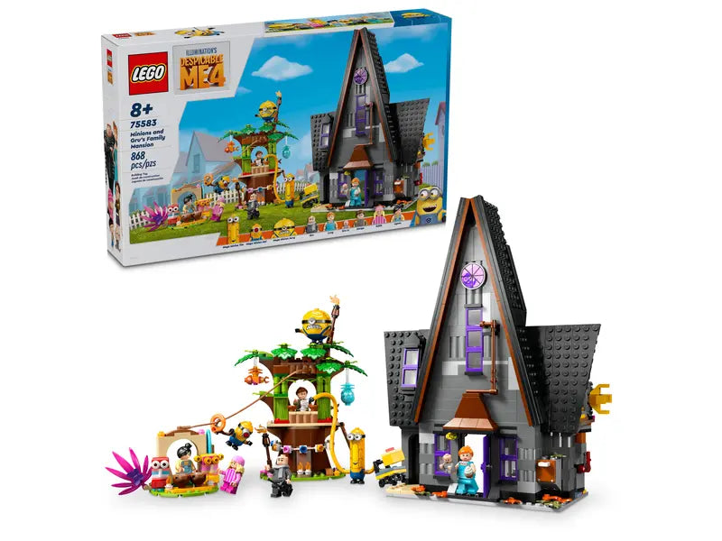 LEGO 75583 Despicable Me 4:  Minions & Gru's Family Mansion