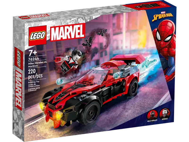 LEGO 76244 Marvel Spider-Man Miles Morales vs. Morbius