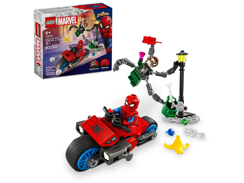 LEGO 76275 Marvel Spider-Man Motorcycle Chase: Spider-Man vs. Doc Ock