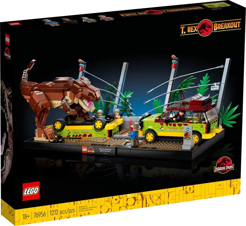LEGO 76956 Jurassic Park T-Rex Breakout
