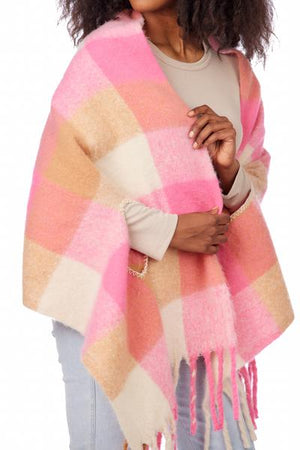 Mud Pie Bright Scarf Wrap 80260063