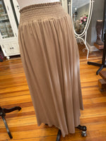 La Miel Taupe Gauze Maxi Skirt Size Small