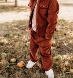 City Mouse Rust Fine Wale Corduroy Pant