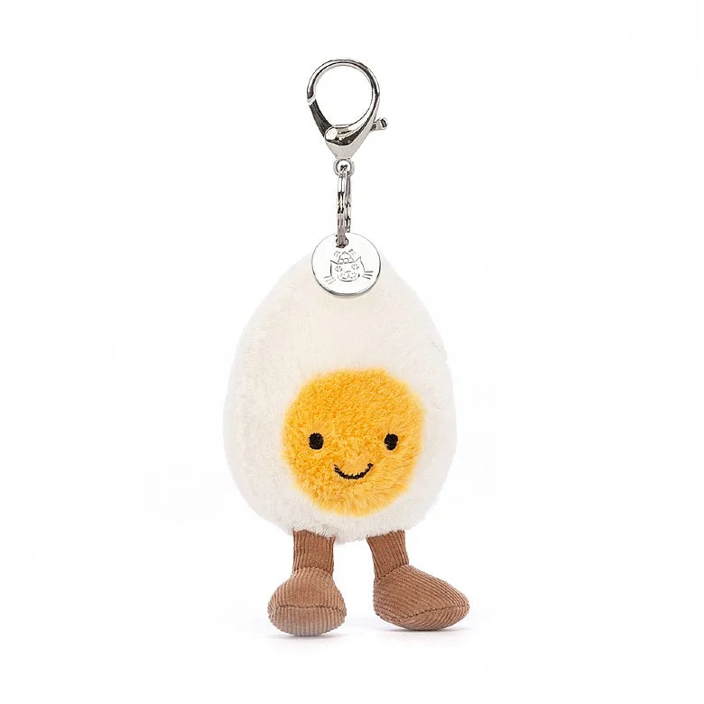 Jellycat I am Amuseable Happy Boiled Egg Bag Charm A4BEBC