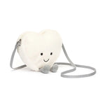 Jellycat I am Amuseable Cream Heart Bag A4CRHB