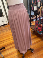 La Miel Gauze Dusty Rose Maxi Skirt