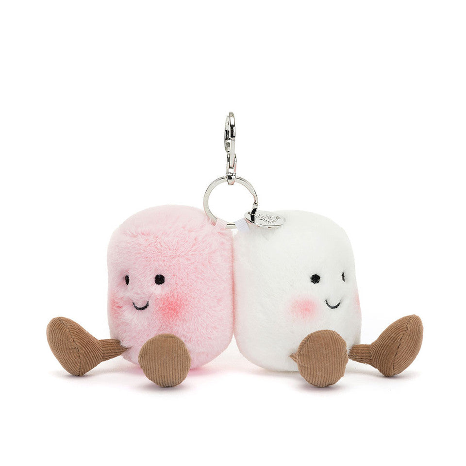 Jellycat I am Amuseables Pair of Marshmallows Bag Charm - APM4BC