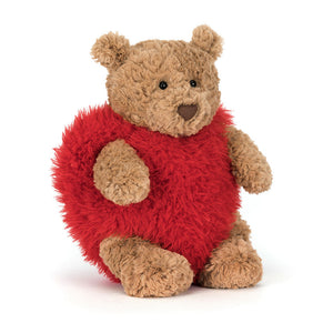 Jellycat My Name is Bartholomew Bear Heartthrob BARL2HE