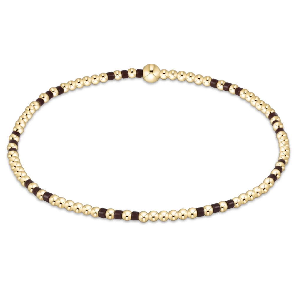 Enewton hope joy pattern 2mm bead bracelet - chocolate BHOPJOYP2CHO