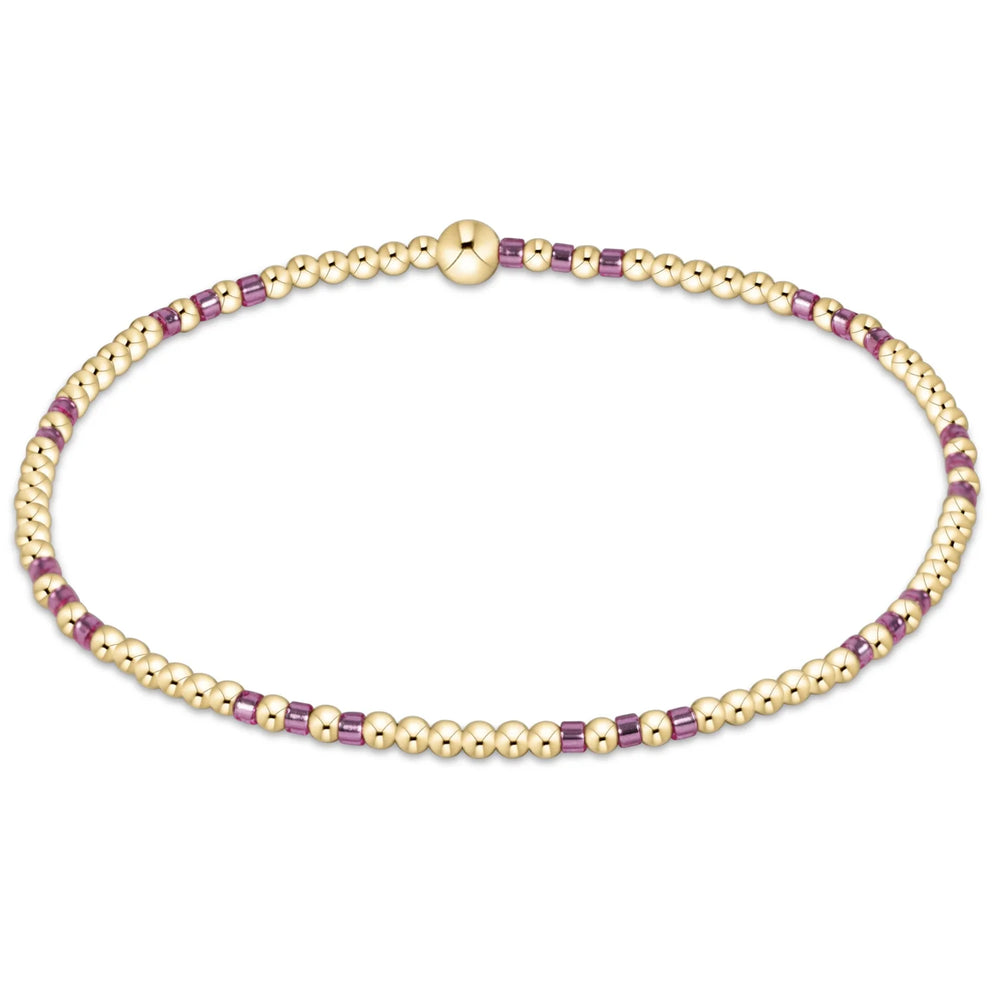 Enewton hope joy pattern 2mm bead bracelet - pink metallic BHOPJOYP2PMET