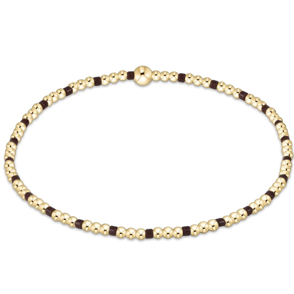 Enewton hope sincerity pattern 2mm bead bracelet - chocolate BHOPSINP2CHO
