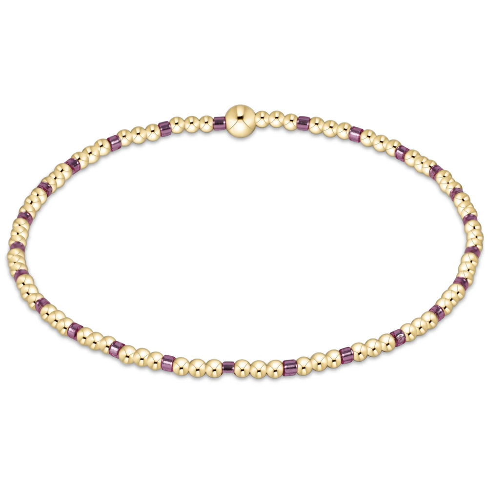 Enewton hope sincerity pattern 2mm bead bracelet - pink metallic BHOPSINP2PMET