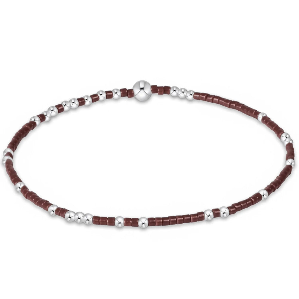 Enewton hope unwritten sterling bracelet - chocolate BHOPUNWSSCHO
