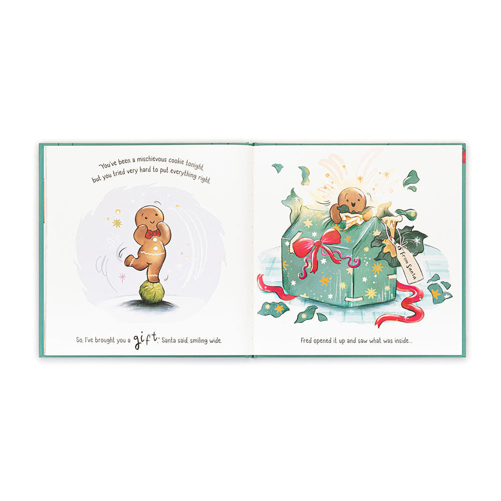 Jellycat Gingerbread Fred Book BK4GBF