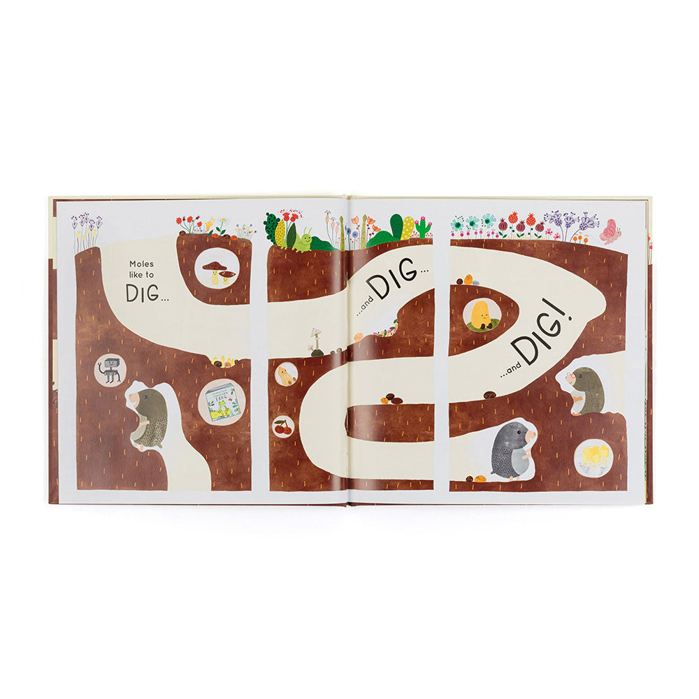 Jellycat Muswell Mole and the Buried Treasure Book -