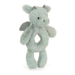 Jellycat I am Bashful Dragon Ring Rattle BRR4DR