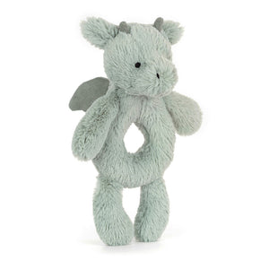 Jellycat I am Bashful Dragon Ring Rattle BRR4DR