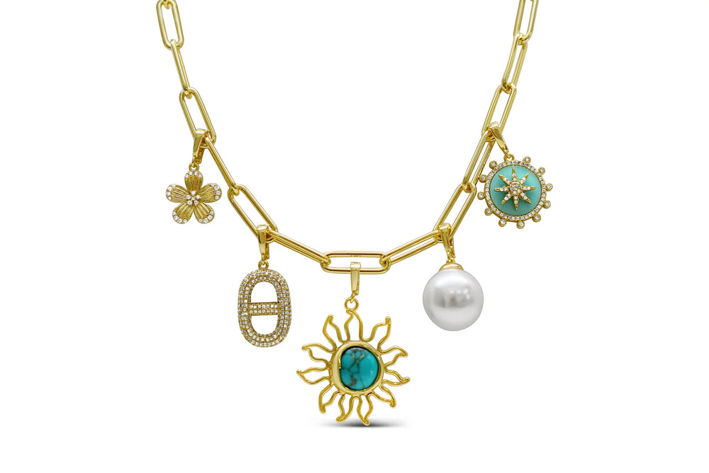 Charm Era Pre-Made Gold Daydream Charm Necklace CE-1010-G