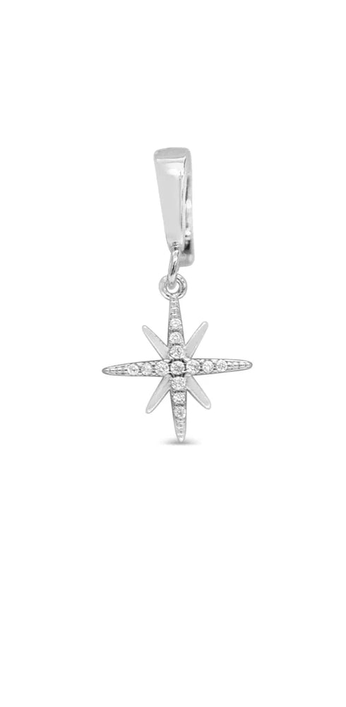 Charm Era Silver Burst Star Charm CE-119-S