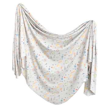 Copper Pearl Cosmos Knit Swaddle