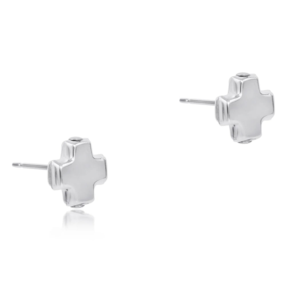 Enewton signature cross sterling stud - sterling ESCSSSSS