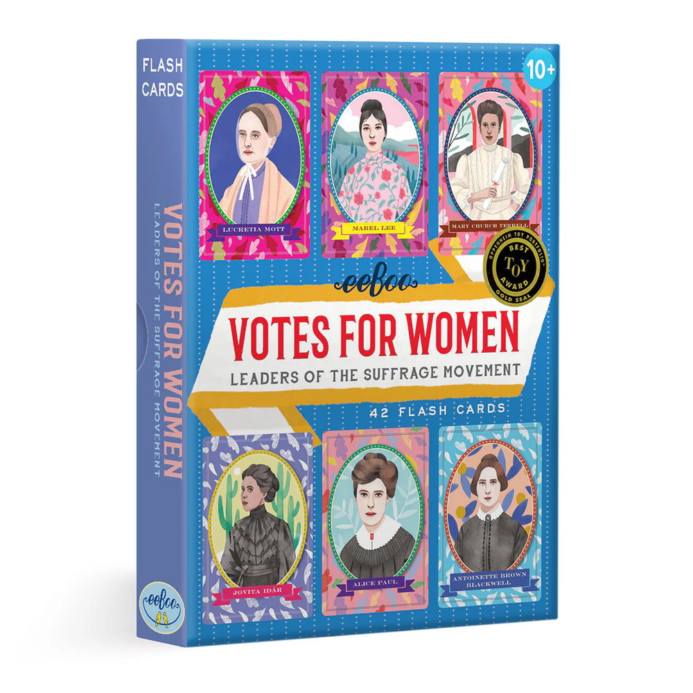 eeBoo Votes for Women Flash Cards