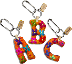 Consuela Orange Felt Alphabet Charm