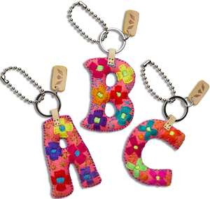 Consuela Pink Felt Alphabet Charms