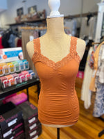 M.Rena Burnt Orange Layering Tank