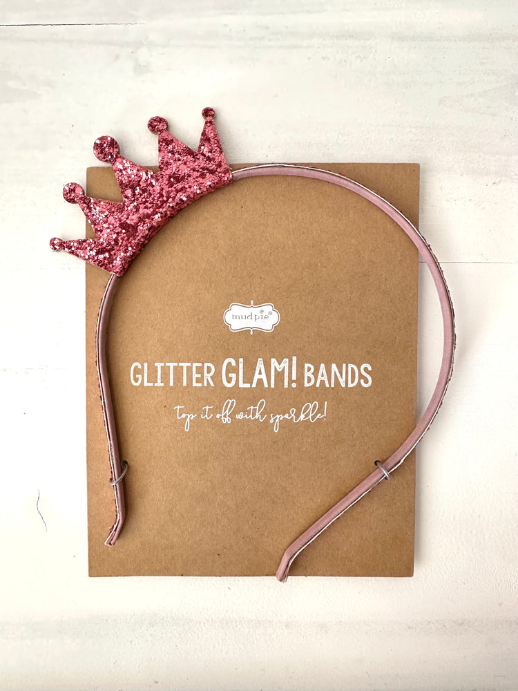Mud Pie Pink Crown Headband