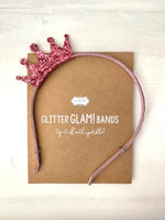 Mud Pie Pink Crown Headband